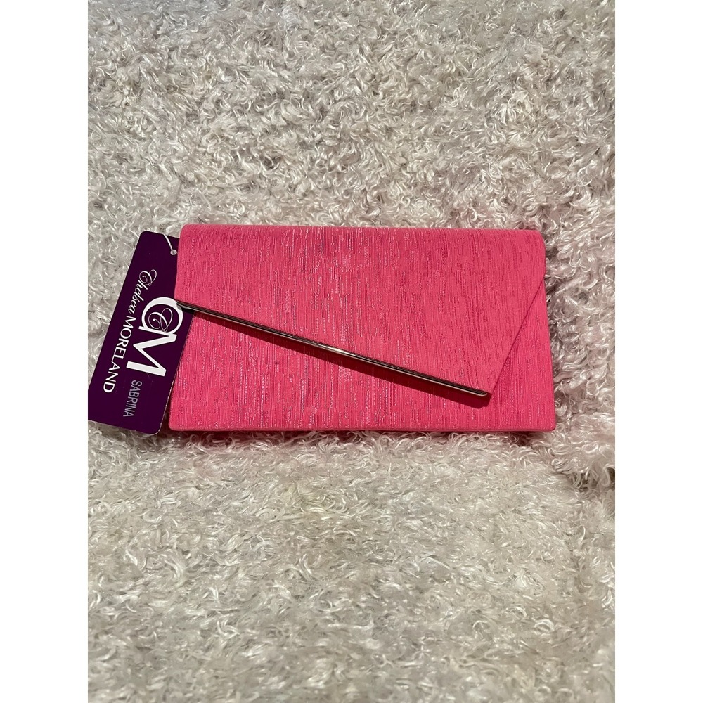 Chelsea Moreland Pink Clutch Perfect for Bridesmaid